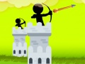 Spiel Stickman Bogenschütze Schloss Online