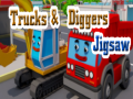 Spiel Lkw & Bagger Puzzle Online