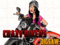 Spiel Verrückte Biker-Puzzle Online