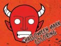 Spiel Halloween-Masken Malbuch Online