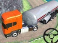 Spiel LKW für den Transport von Öltanks im Gelände Online