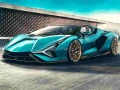 Spiel Lamborghini Sian Roadster Puzzle Online