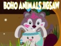 Spiel Boho Tiere Puzzle Online