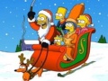 Spiel Simpsons Weihnachts-Puzzle Online