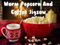 Spiel Warmes Popcorn und Kaffee Puzzle Online