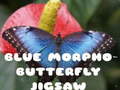 Spiel Blauer Morpho Schmetterling Puzzlespiel Online