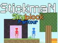 Spiel Stickman Skyblock Parkour Online