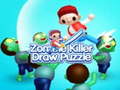 Spiel Zombie Killer: Zeichne das Puzzle Online