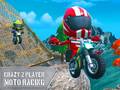 Spiel Verrücktes Motorradrennen für 2 Spieler Online