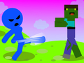 Spiel Stickman Zombie Escape Online