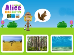 Spiel Welt von Alices Tierhabitat Online