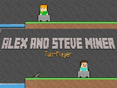 Spiel Alex und Steve: Zwei-Spieler Miner Online