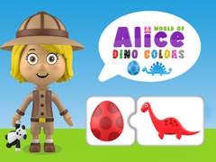 Spiel Welt der Alice Dino Farben Online