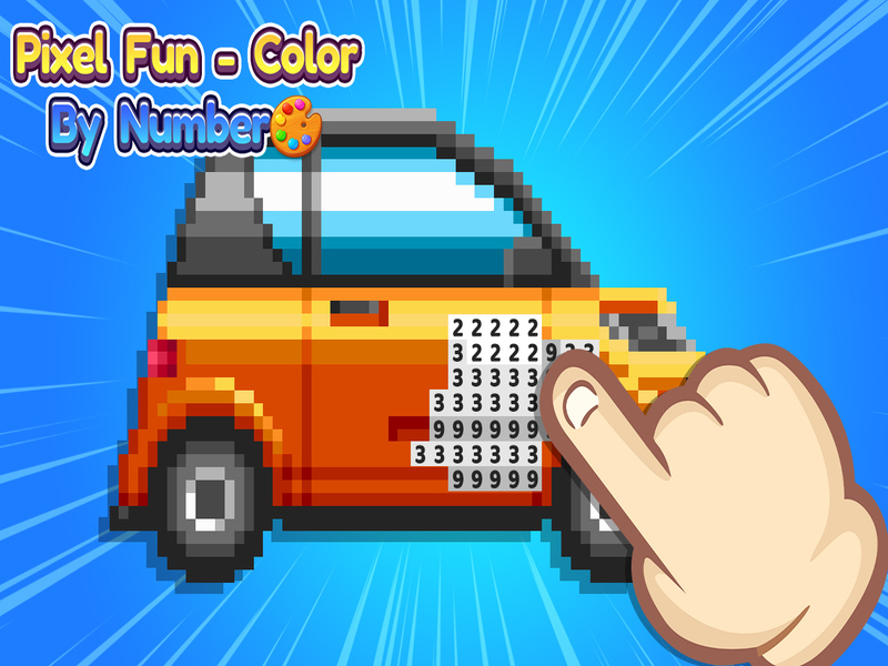Pixel Fun Color By Number 🕹️ Online auf Sgames spielen