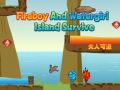Spiel Überleben auf der Insel von Fireboy und Watergirl Online
