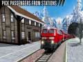 Spiel Bergstation Fahrt: Bullet Passagierzug Fahrt Online