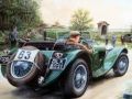 Spiel Gemälde von Oldtimer-Autos Puzzle Online
