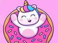 Spiel Niedliche Regenbogen-Einhorn-Puzzles Online