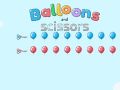 Spiel Luftballons und Scheren Online