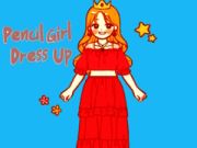 Spiel Bleistift-Mädchen Ankleiden Online