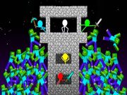 Spiel Stickman gegen Zombies: Epic Fight Online