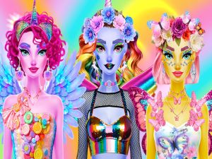 Spiel Schillernde Divas Make-up Online