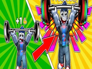 Spiel Obby: Fitness-Simulator, Flucht Online