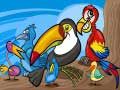 Spiel Exotische Vögel Ausmalen Online