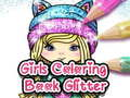 Spiel Mädchen Malbuch mit Glitzer Online