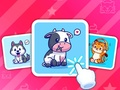 Spiel Niedliche Tierkarten Online