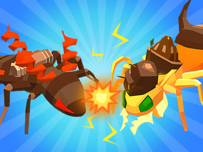 Spiel Ameisen-Insektenfusion verschmelzen Online
