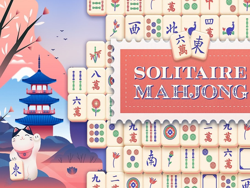 Spiel Solitaire Mahjong Online