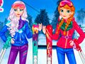 Spiel Prinzessinnen beim Skifahren Online