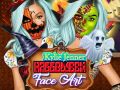Spiel Kylie Jenners Halloween-Gesichtskunst Online