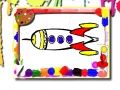 Spiel Raketen Malbuch Online