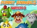 Spiel Lustige Tiere Match 3 Online