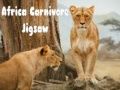 Spiel Afrika Raubtier Puzzle Online