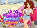 Spiel Mädchen reparieren es: Musikfestival und Fluchtvan Online