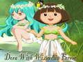 Spiel Dora mit einem Zauberer im Wald Online