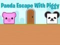 Spiel Pandaflucht mit einem Schweinchen Online