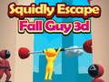 Spiel Tintenfisch-Flucht: Fall Guy 3D Online