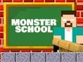 Spiel Monster Schule: Achterbahn & Parkour Online