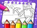 Spiel Minecraft Malbuch Online
