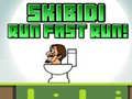 Spiel Skibidi Lauf Schnell Lauf! Online