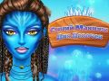 Spiel Blaue Mädchen schminken sich Online
