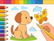 Spiel Zeichnen Sie mit Bleistiften Malbuch! Online