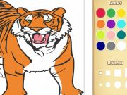 Spiel Tiger Malbuch Online