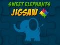 Spiel Süße Elefanten Puzzle Online