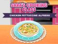 Spiel Saras Kochkurs: Hähnchen-Fettuccine Alfredo Online