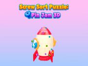 Spiel Schraube Sortierpuzzle: Pin Marmelade 3D Online